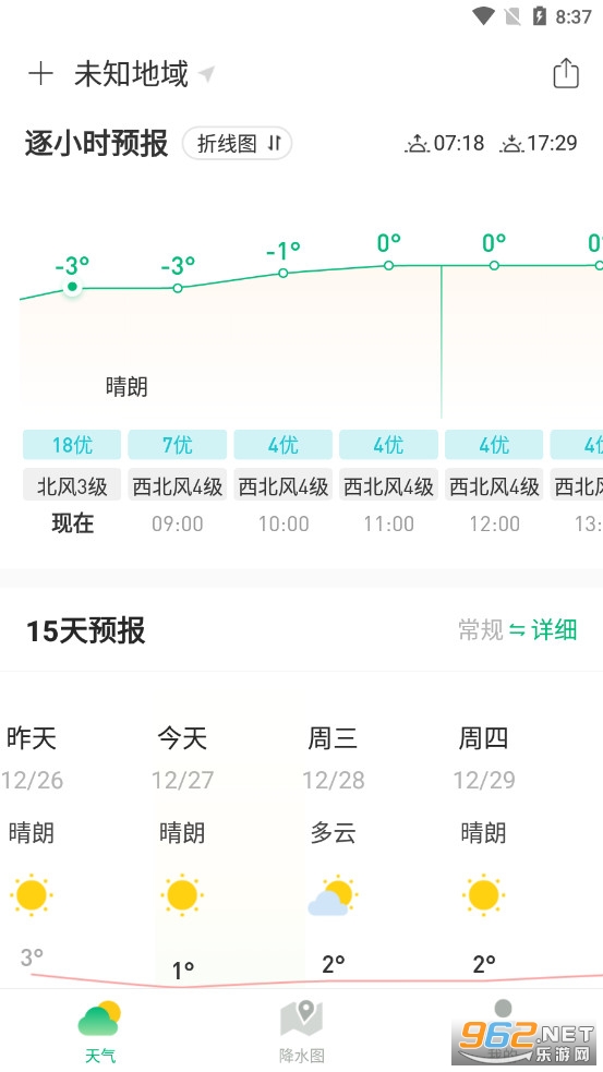 彩云天气几点几分下雨最新版截图2