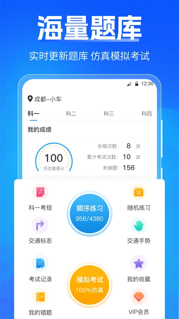 驾考刷题Tips秘籍截图0