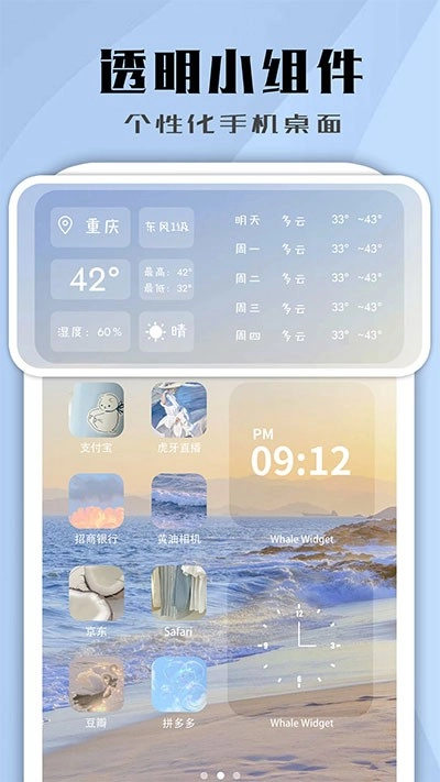 鲸鱼小组件最新版截图0