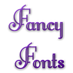 花式字体