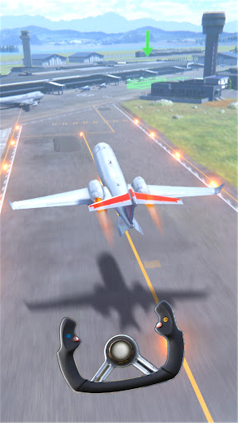 疯狂的飞机着陆游戏(Crazy Plane Landing)截图0