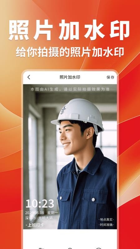 工作打卡水印相机截图3