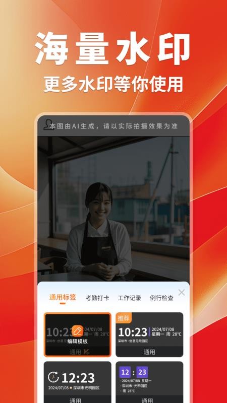 工作打卡水印相机截图0
