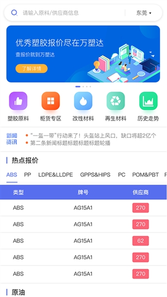 万塑达塑料报价网