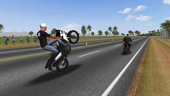 Moto Wheelie 3D摩托飞车金币版截图2