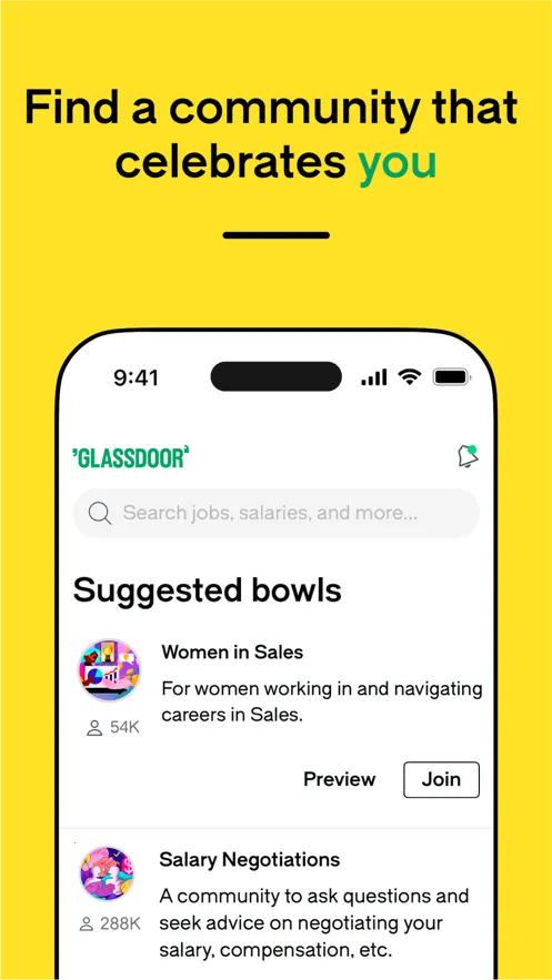 Glassdoor(求职信息全)  安卓版截图1