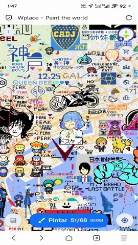 Wplace像素地图截图3
