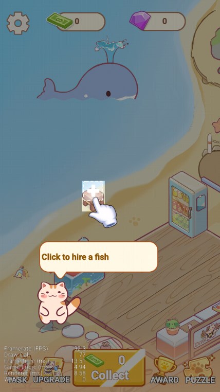 猫咪美食海摊免广告获取奖励  最新版
