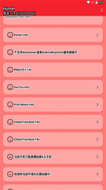 Hunter检测截图3