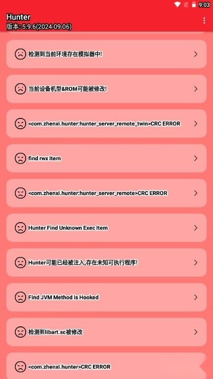 Hunter检测