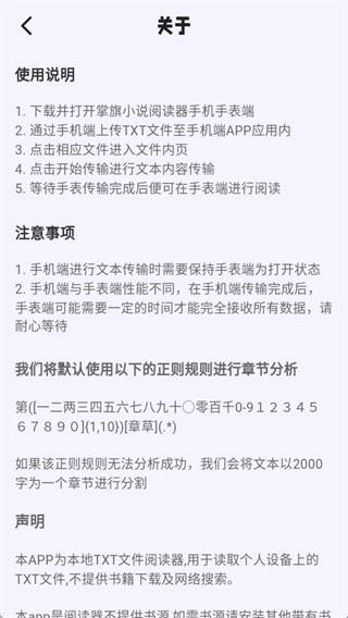 掌旗小说阅读器手表版