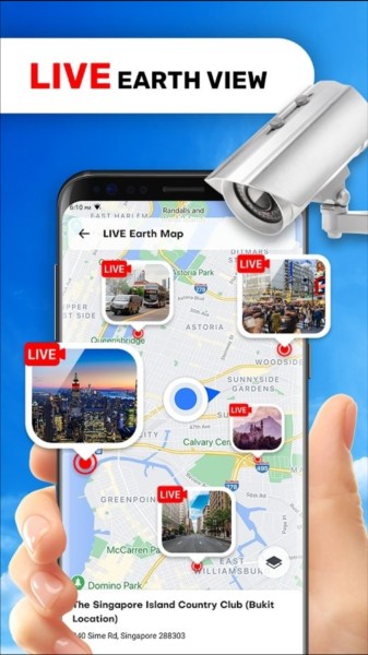 实时地球地图截图0