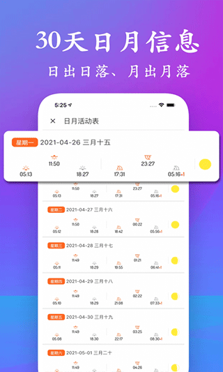 潮汐表截图1