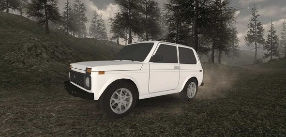 森林驾车游戏 Forest Roads. Niva