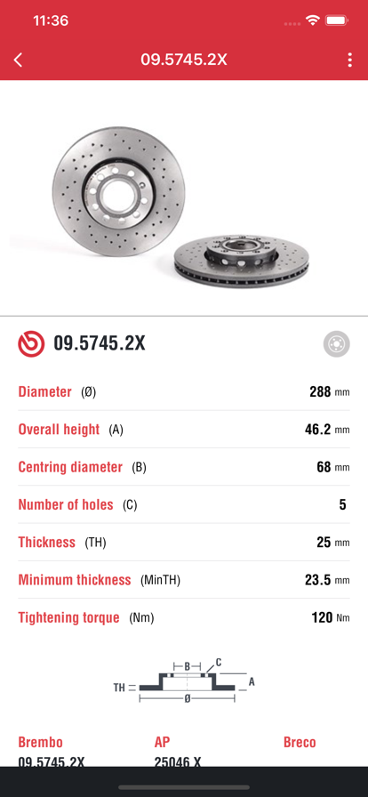 bremboparts(布雷博零件)截图2