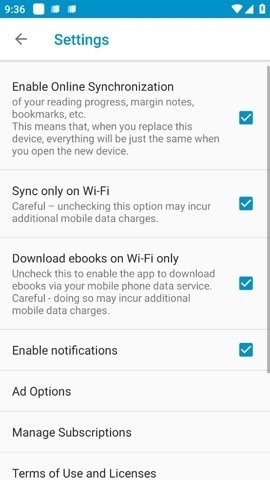Ebook阅读器截图2