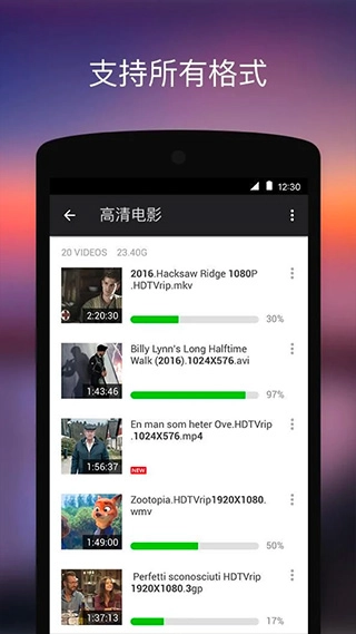 XPlayer播放器截图2