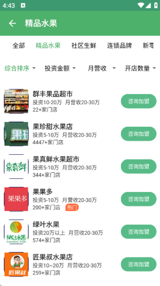 水果加盟