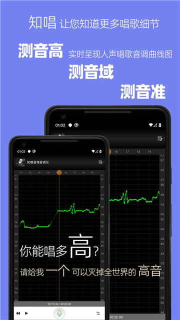 知唱音域音调仪免费版截图0