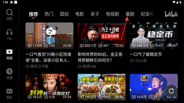 哔哩哔哩车机版