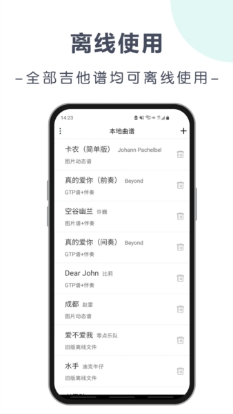 爽翻吉他谱截图0