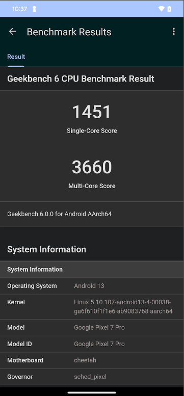Geekbench6截图1