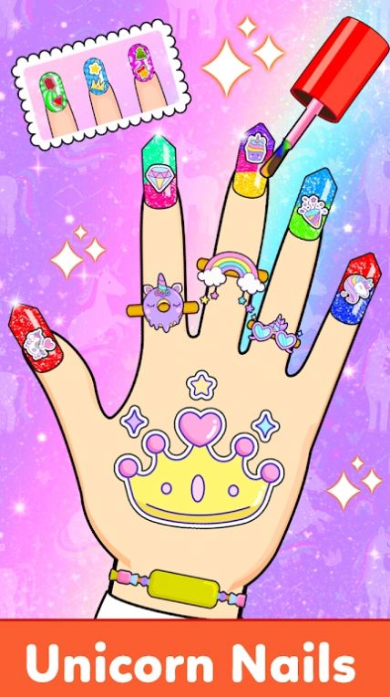 儿童美甲沙龙女孩游戏中文版