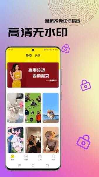 白狐视频壁纸截图0