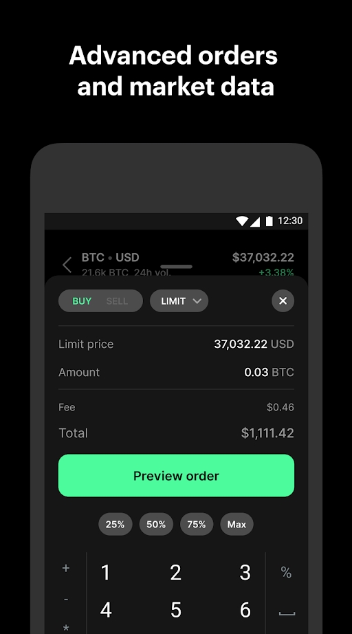 Coinbase Pro截图2