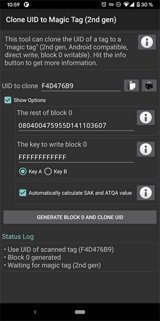 mifareclassictool截图1