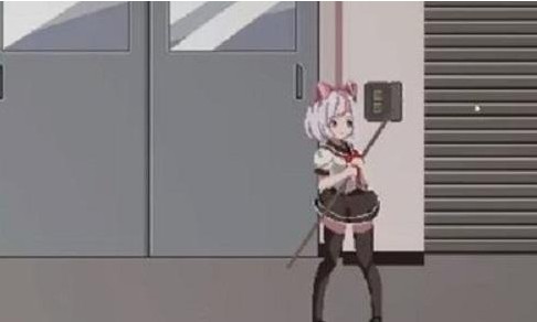 白毛少女大战僵尸